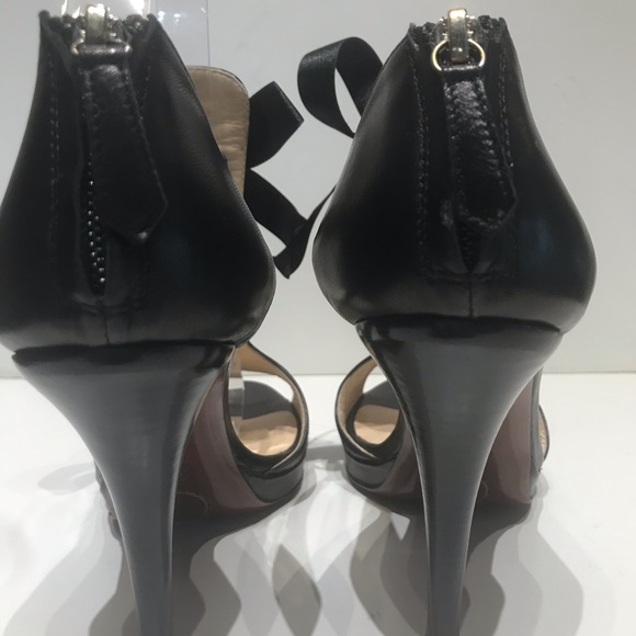 O Jour black HH t-strap sandal with platform - Picture 4 of 4